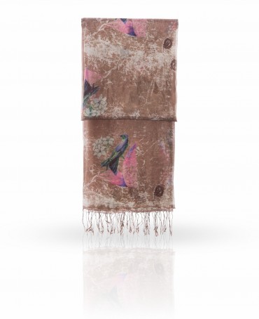 Палантин Женский S-VINTAGE.BIRD/BROWN